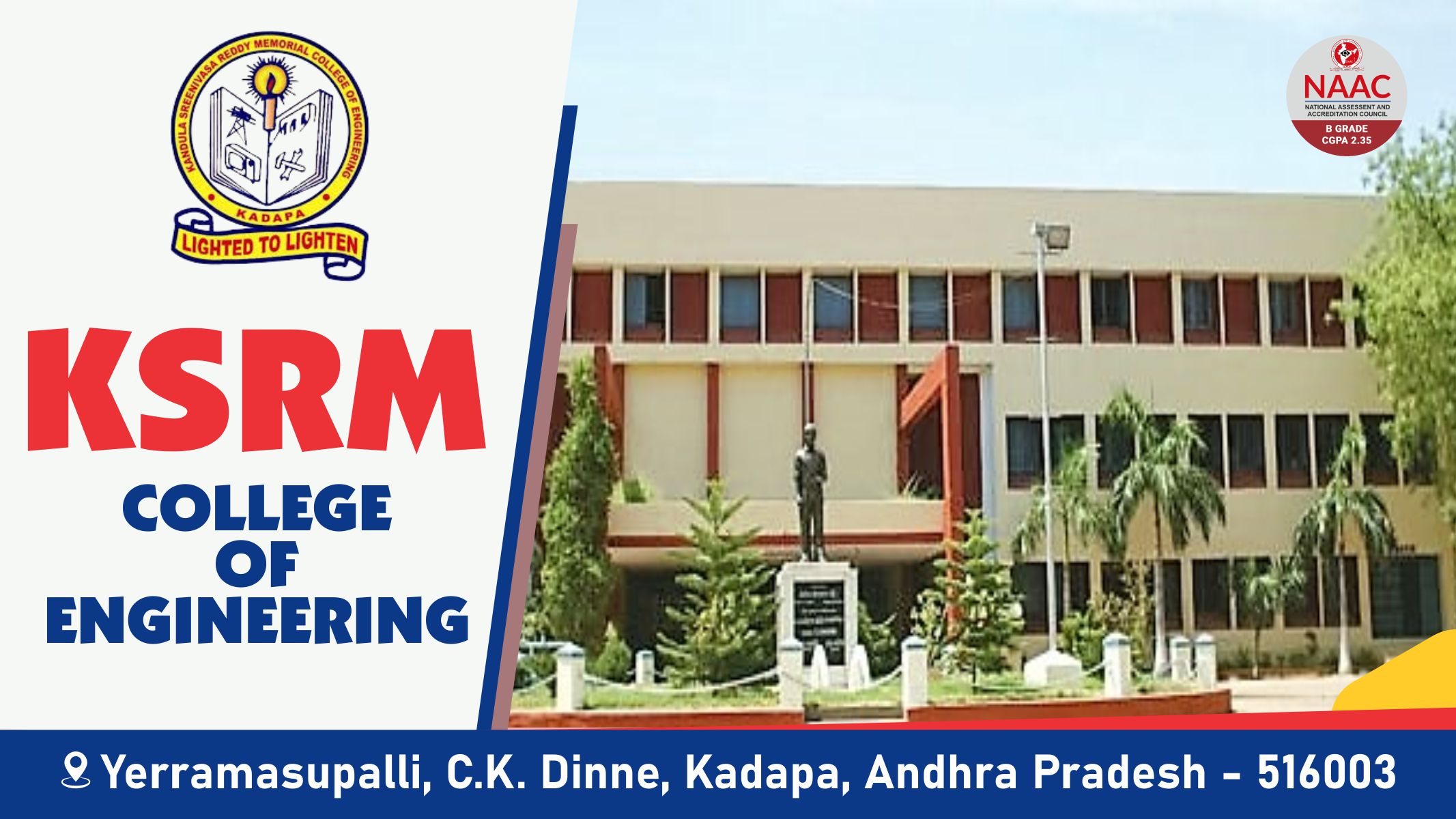 Out Side View of K.S.R.M College Of Engineering - KSRMCE